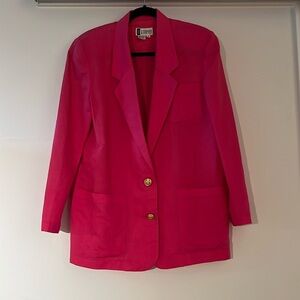 VINTAGE 90s linen like blazer